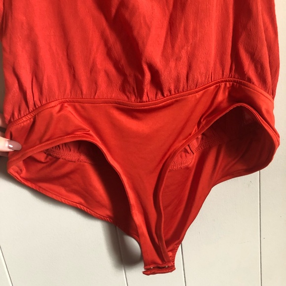 Lovers + Friends Vision Cami Bodysuit Rust Orange - Picture 5 of 7